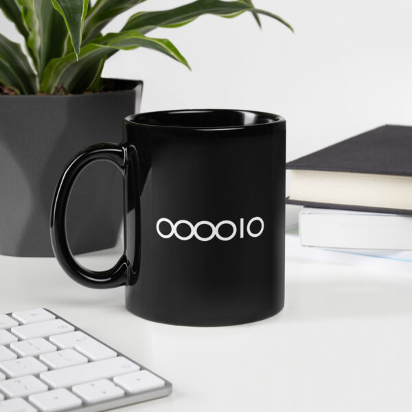 Mug brillant noir OOOOIO Corse