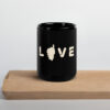 Mug brillant noir Amore Corse – Image 4