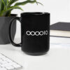 Mug brillant noir OOOOIO Corse – Image 2